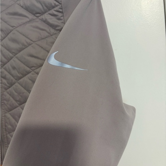 Nike AeroLayer Thermo Running Jacket Atmosphere Grey Women's Size Medium - Picture 6 of 12